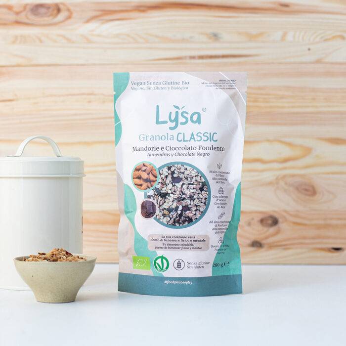 Granola Bio Classic - mandorle e cioccolato fondente senza glutine
