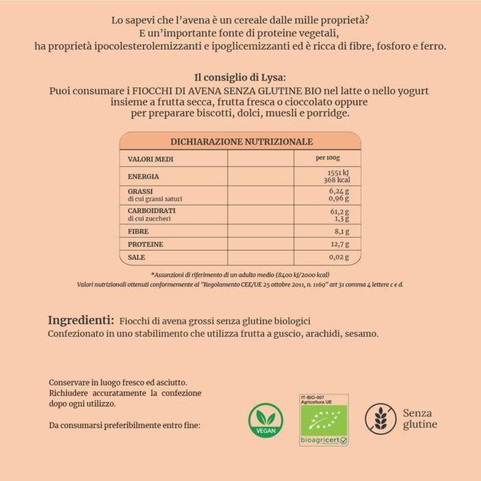 Fiocchi di Avena senza glutine Bio - immagine 2