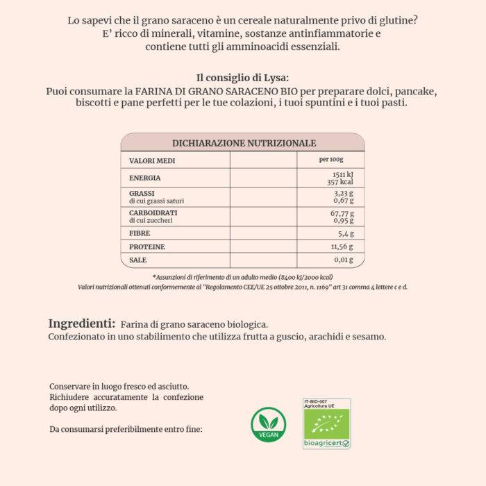 Farina di Grano Saraceno senza glutine Bio - immagine 2
