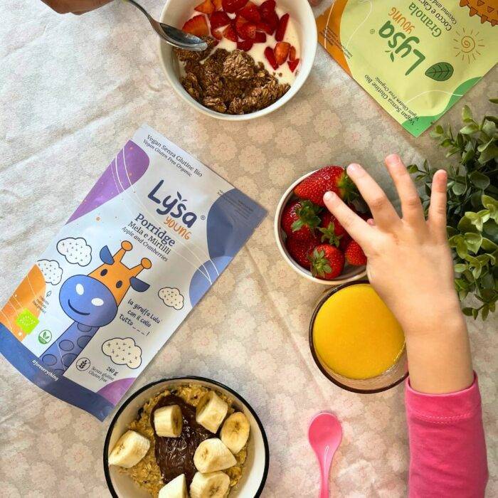 Lysa Young Porridge Mela e Mirtilli senza zuccheri e senza glutine - immagine 4